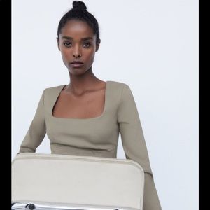 Square neck bodysuit